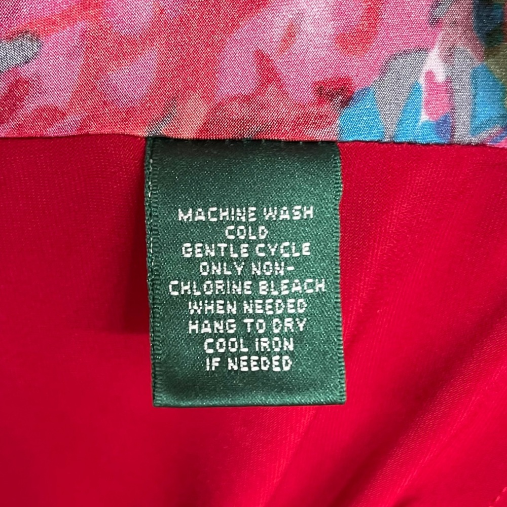 Lauren Ralph Lauren size 4 color red green pink paint - Picture 10 of 12
